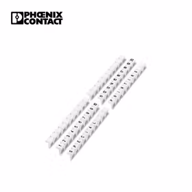 菲尼克斯 插针式标记条,可订购:接头,白色,插拔式,适用的模块宽度:5.2mm,标识区域大小:4x4mm；BN-ZB 5,2/WH CUS