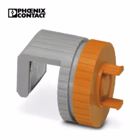 菲尼克斯 选装的支撑装置可确保罗氏线圈稳固地固定在厚度为10-15mm的汇流条上。；PACT RCP-CLAMP