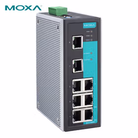 Moxa 8口管理型百兆工业以太网交换机；EDS-408A