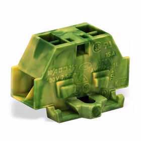 万可(WAGO) 4线接线端子,带有固定耳,适用于螺丝或相似安装类型,孔直径3.2mm,有209-123安装适配器,还适用于DIN 35轨道；261-337