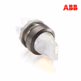ABB M3SS三位置选择开关操作头部（带灯型）,透明色；M3SS1-11C
