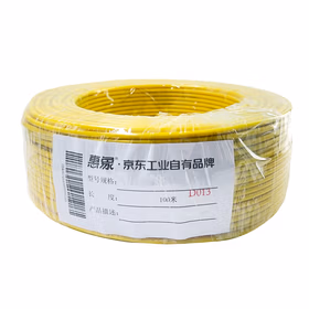 惠象 BV单芯硬电线；300/500V；1X0.75 黄色；100米/卷