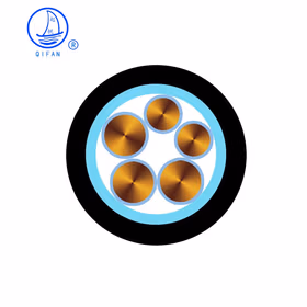 起帆(QIFAN)电线电缆 YJV3*35+2*16平方国标铜芯电力电缆硬线 黑色1米
