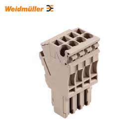 魏德米勒 Z系列,接线端子,接插件,深褐,直接安装；ZP 2.5/1AN/QV/4