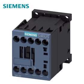 西门子 功率接触器,9A,4kW,1NC,220VAC,50Hz/240V60Hz,3极,尺寸S00螺栓型端子连接；3RT20161AP62