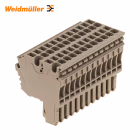 魏德米勒 Z系列,接线端子,接插件,深褐,直接安装；ZP 2.5/2AN/QV/12