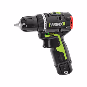 威克士 10mm 12V 锂电无刷双速电钻棘轮夹头(2.0Ah,双电,1.5A)；WU130X