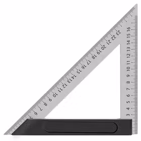 得力 三角尺铝压铸   200mm；DL303200
