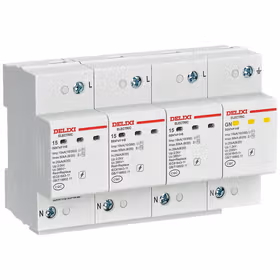 德力西电气 电涌保护器 DZ47sY-I+II 15kA 3P+N 440V；DZ47SY1156440