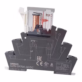 欧姆龙 纤薄型I/O继电器；G2RV-SR700 DC24 BY OMB