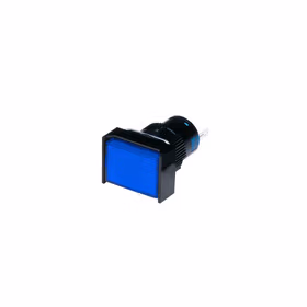 上海天逸电器 长方形平头按钮,蓝色,带灯；LA42(B)PDJ-11/DC(AC)24V S