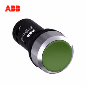 ABB CP1平头复位型按钮,绿色；CP1-30G-10