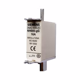 西门子 LVHRC熔丝LINKGG/gL尺寸000,16A,500V；3NA38052C