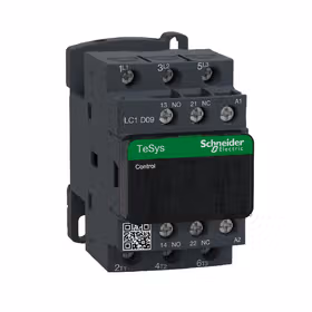 施耐德电气 国产TeSys D系列三极交流接触器,9A,200V,50/60Hz；LC1D09L7C
