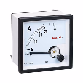 德力西电气 模拟指示电测量仪表；72T 电流表 15/1