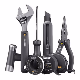 得力 home系列家用工具8件套 黑色 8件 HT0008