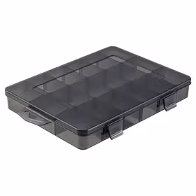 得力 零件盒18小格   20x15.5x3cm；DL432302