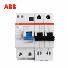 ABB 剩余电流动作断路器；GSH202 AC-C63/0.03