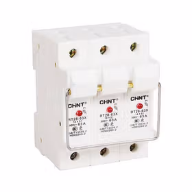 正泰 熔断器底座；底座RT28-63X 3P