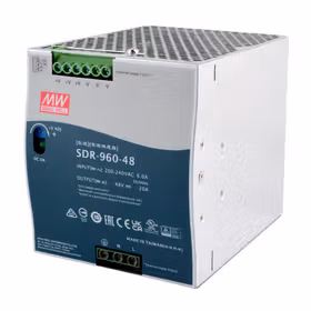 明纬 960W单组工业用导轨型有PFC功能电源,6台/箱；SDR-960-48
