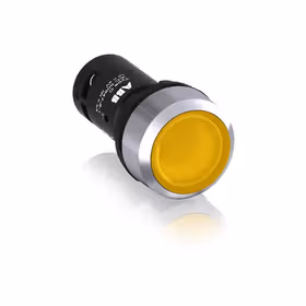 ABB CP1平头复位型按钮,黄色；CP1-31Y-10