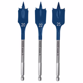博世 木工扁钻3支装 20 / 22 / 25mm