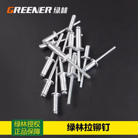 绿林（GREENER）铝合金拉铆钉4mm5mm抽芯铆钉汽车装璜长圆头锚钉卯钉规格齐全