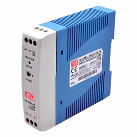 明纬 20W单组输出导轨型工业电源,72台/箱；MDR-20-12