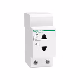 施耐德电气 导轨插座 2P 10A；A9A06110