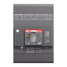 ABB Tmax XT系列电动机保护型塑壳断路器；XT3N250 MA160/960-1920 3p FF