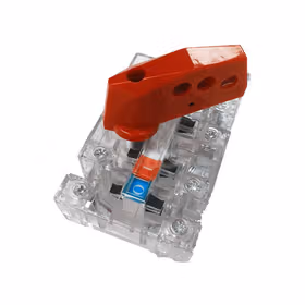 德力西电气 隔离开关；HGL-400/411 透明壳 1常开1常闭