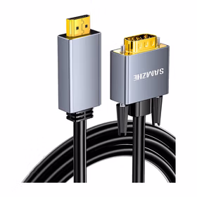山泽 HDMI转VGA转换器线 高清转接头投屏线2米 HVL20
