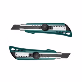 世达 塑柄旋钮美工刀8节18x100MM；93429