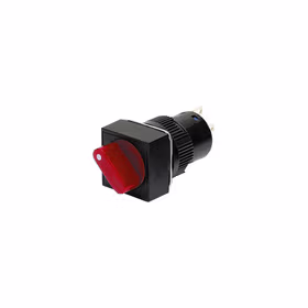 上海天逸电器 方形二位置旋钮,红色；LA42(B)X2F-11/R