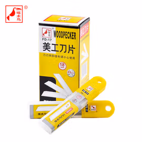 啄木鸟 美工刀片无线0.5X18X100mm；FD-17