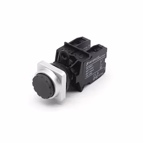上海天逸电器 方形凸头按钮,黑色；LA42TF-11/B