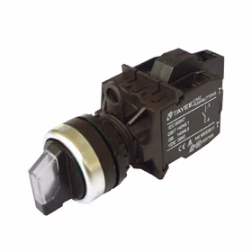 上海天逸电器 圆形二位置旋钮,白色,带灯；LA42XD2-11/DC24V/W