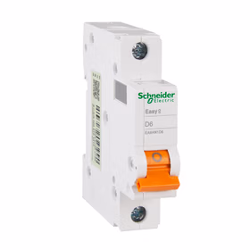 施耐德电气 小型断路器,EA9AN 1P D6A；EA9AN1D6