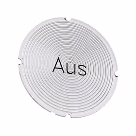 西门子 铭板适用于发光按钮,圆形,乳白色,带黑色文字,带标记：关；3SU19000AB710AC0