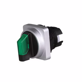 上海天逸电器 二位置自复位方形带灯短柄旋钮按钮头；LA42XD2AF/G