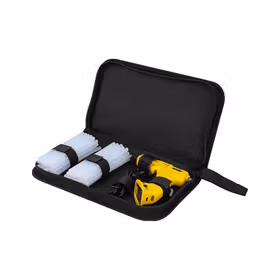 得力 锂电热熔胶枪60支胶棒   3.6V2000mAh；DL403360