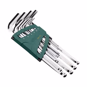 世达 10件加长球头内六角扳手组套2-10mm；09112