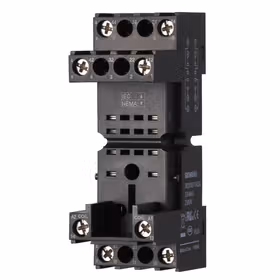 西门子 3RQ0系列 插拔针式继电器附件 底座 标准型（混合型） 带手指保护 螺钉端子 2CO 12A；3RQ00821AC02