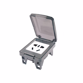 胜蓝 防护型插座面板盒；H410-1