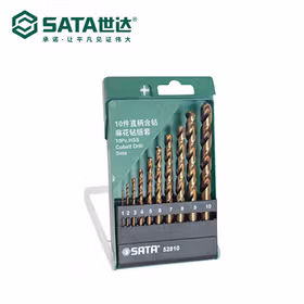 世达 10件套直柄含钴麻花钻；52810