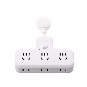 公牛 柔性一转多转换插头 插座电源转换器品字型 总控开关 10A 250V ；GN-9733K