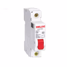 德力西电气 微型断路器；DZ47s C型 1P 20A