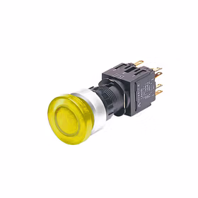 上海天逸电器 带灯自锁蘑菇钮；LA42(S)MSD-11/DC24V/Y