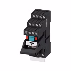 西门子 插接继电器成套设备4W,24VAC红色LED模块插座,带有逻辑隔离螺栓型端子连接3.5mm钻孔；LZS:PT5B5R24