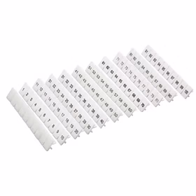 德力西电气 接线端子；UK-2.5N/5N(ZB6)印字标记条 10位/条 印字31-40